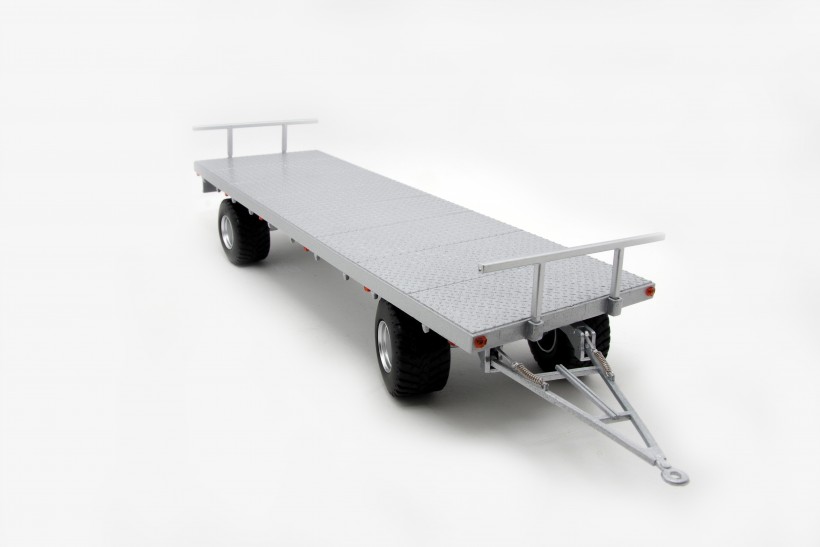 Farm Flatbedtrailer Grey - 1:32